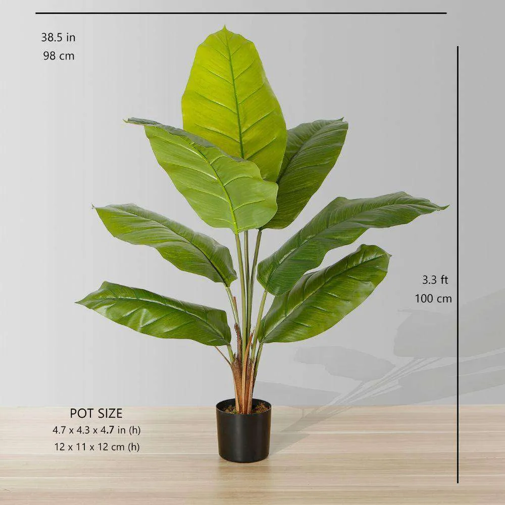 Kunsmatige spathifyllum blaarpotplant (meerdere groottes)