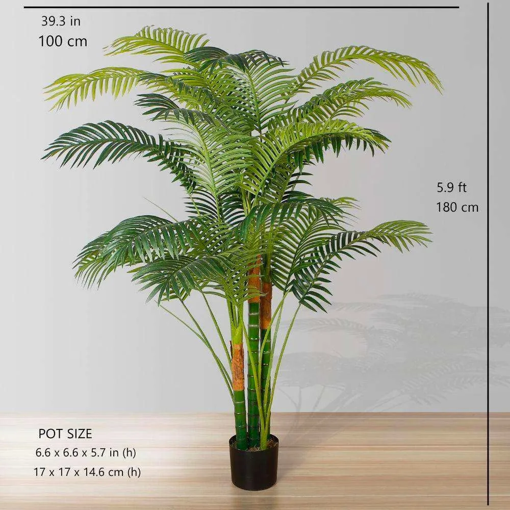 Hawaii kunsmatige palmboompotplant