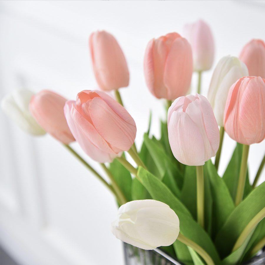 Kunsmatige blomme Real Touch Tulip