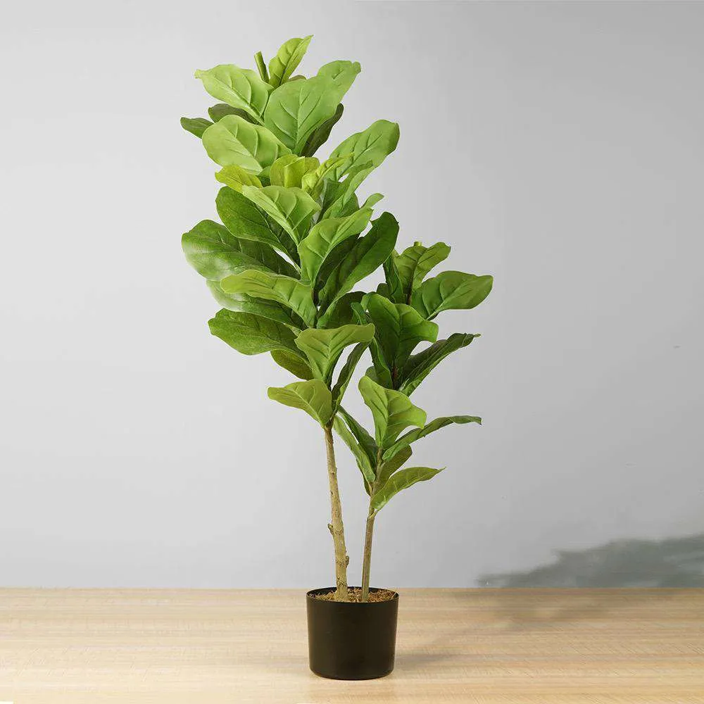 Ryk kunsmatige vioolblaarpotplant (meervoudige grootte）