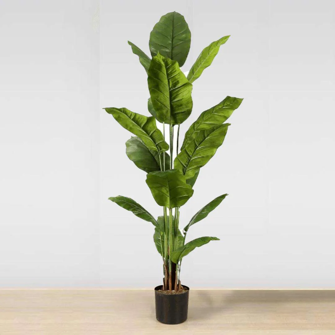 Kunsmatige spathifyllum blaarpotplant (meerdere groottes)