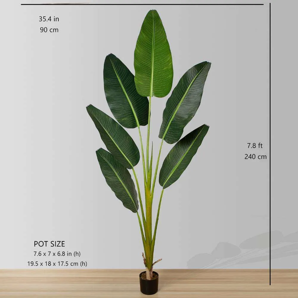 Senior kunsmatige voël van die paradyspotplant (meerdere groottes)