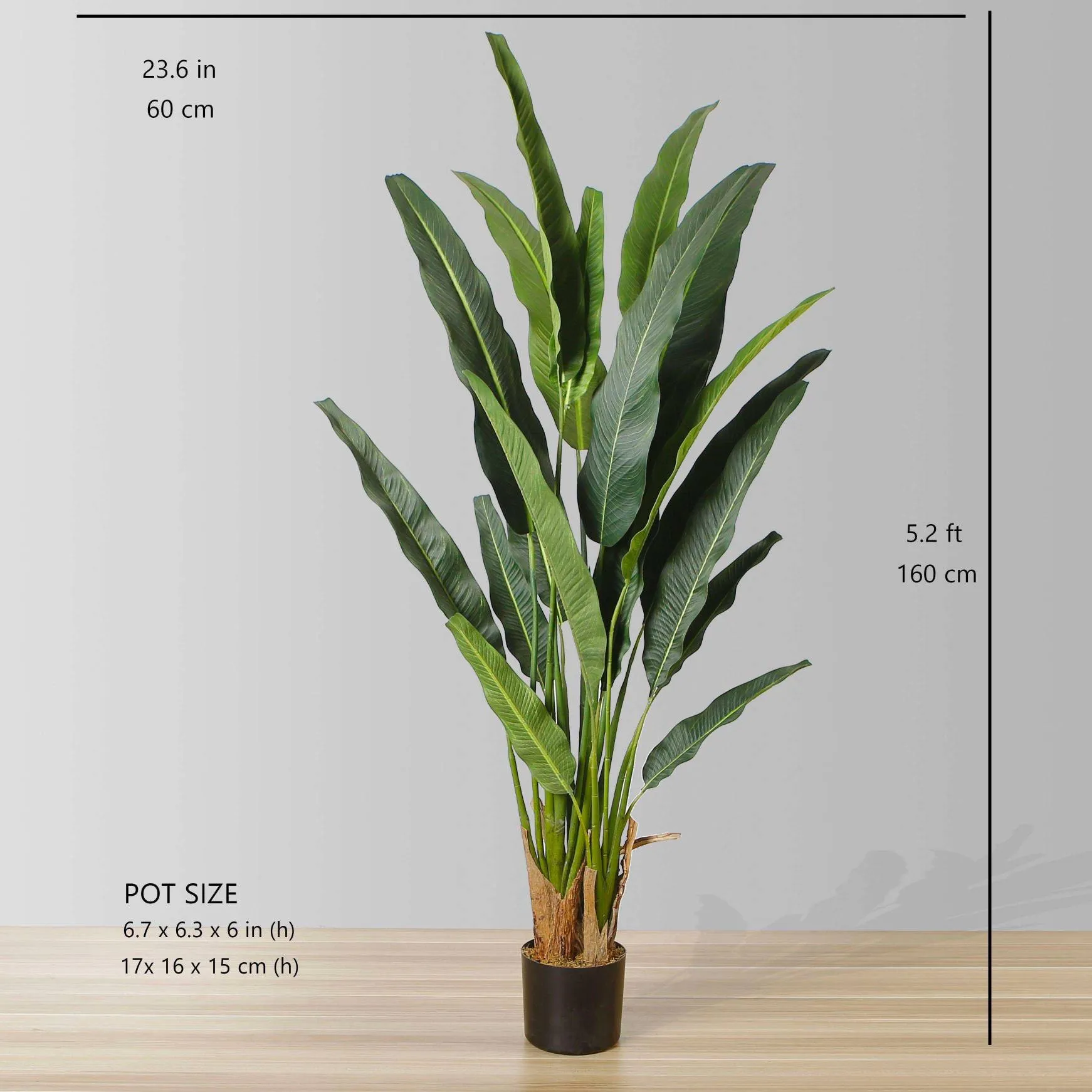 Senior kunsmatige reisigers palmboom potplant