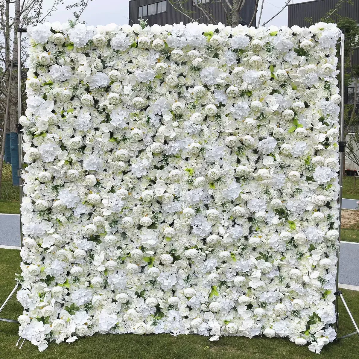 Yblioouke blomme muurstof opgerolde gordyn blomme agtergrond troupartytjie voorstel dekor
