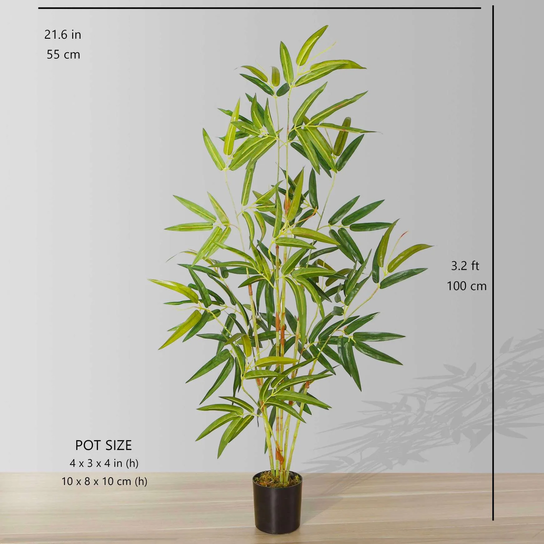Kunsmatige bamboes potplant