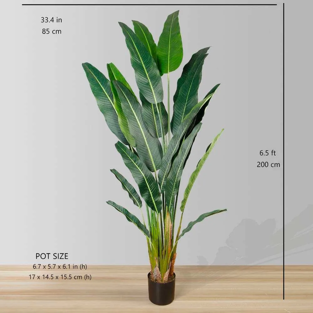 Senior kunsmatige reisigers palmboom potplant