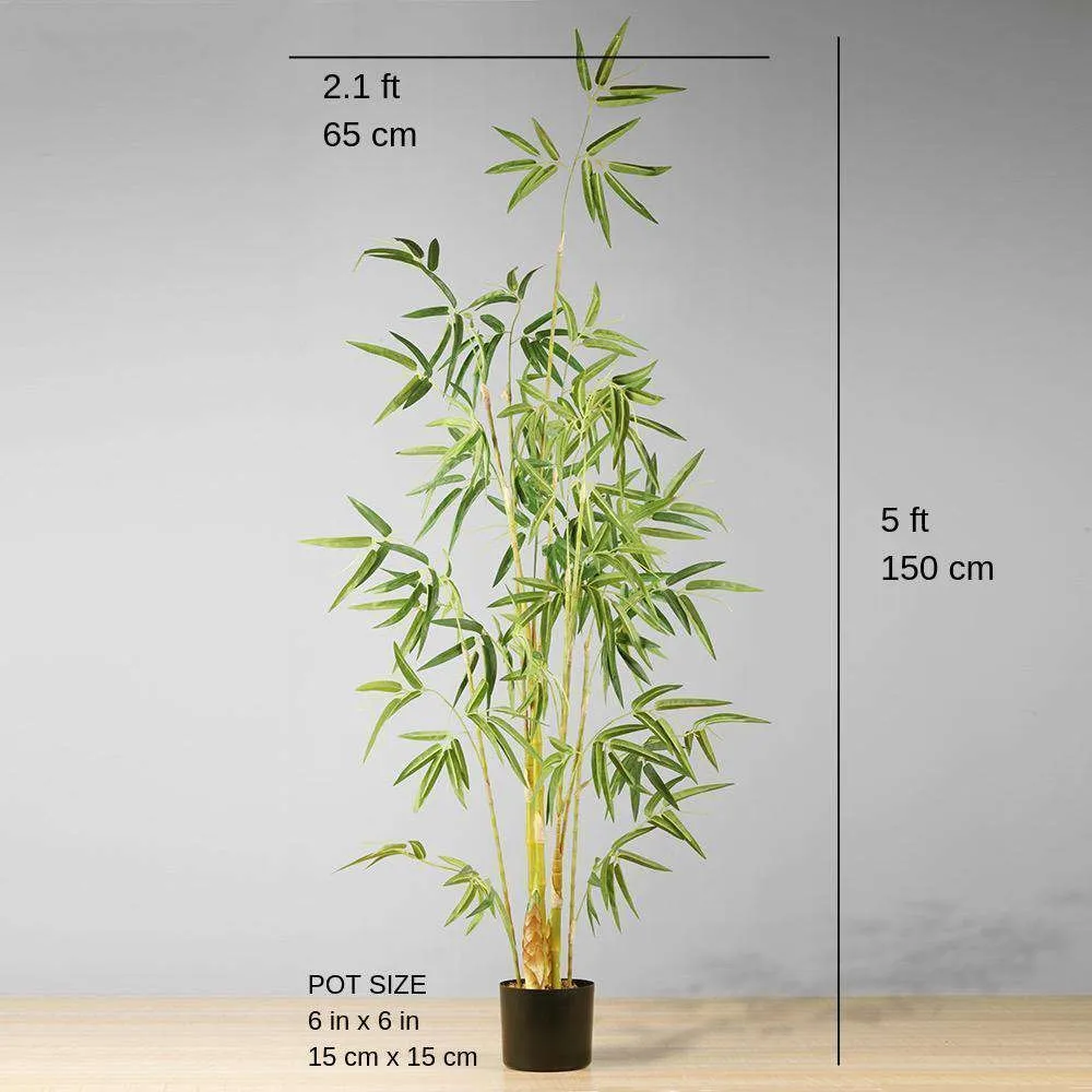 Kunsmatige bamboes potplant