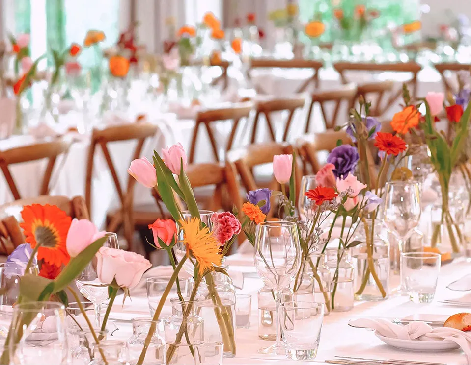 Hoë gehalte blommerrangemente FabulousWedding