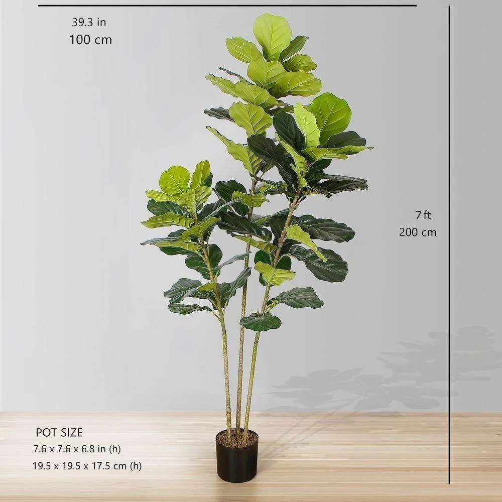 Lyrata Kunsmatige vroetelblaarpotplant (meerdere groottes)