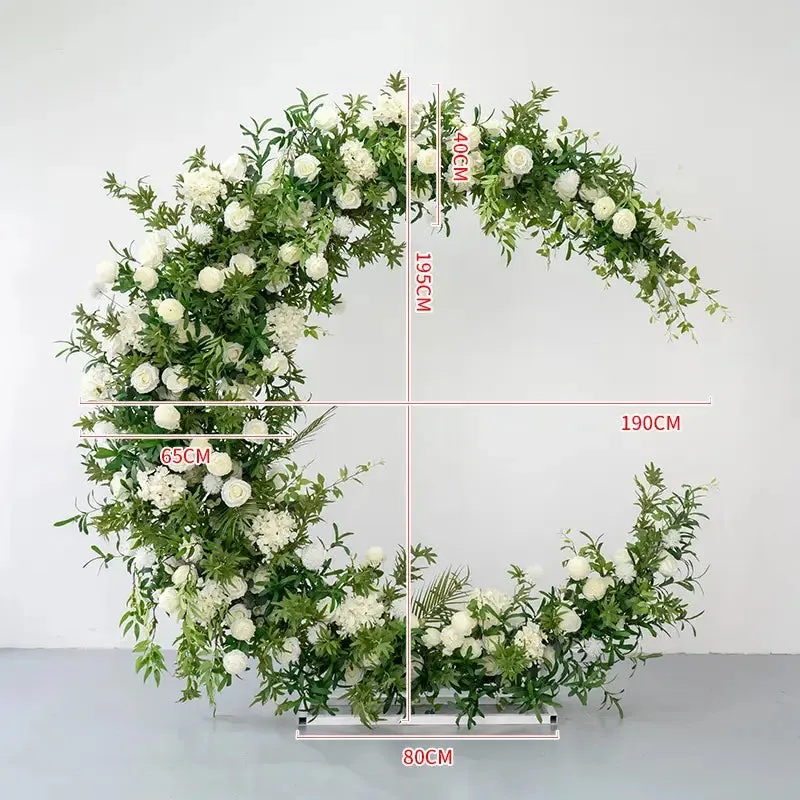 Moon Flower Arch Stel vir huwelikspartytjievoorstel dekor