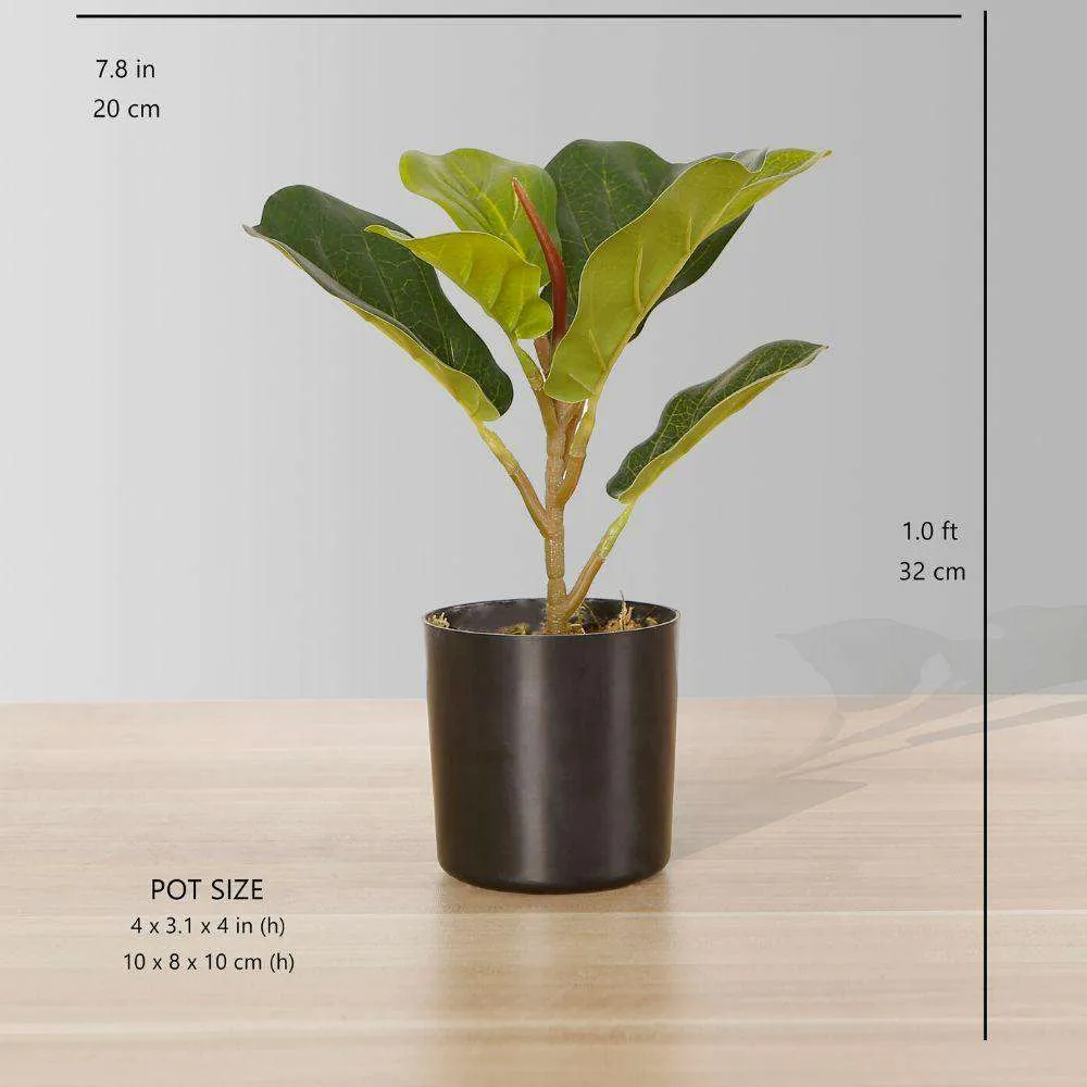 Ryk kunsmatige vioolblaarpotplant (meervoudige grootte）