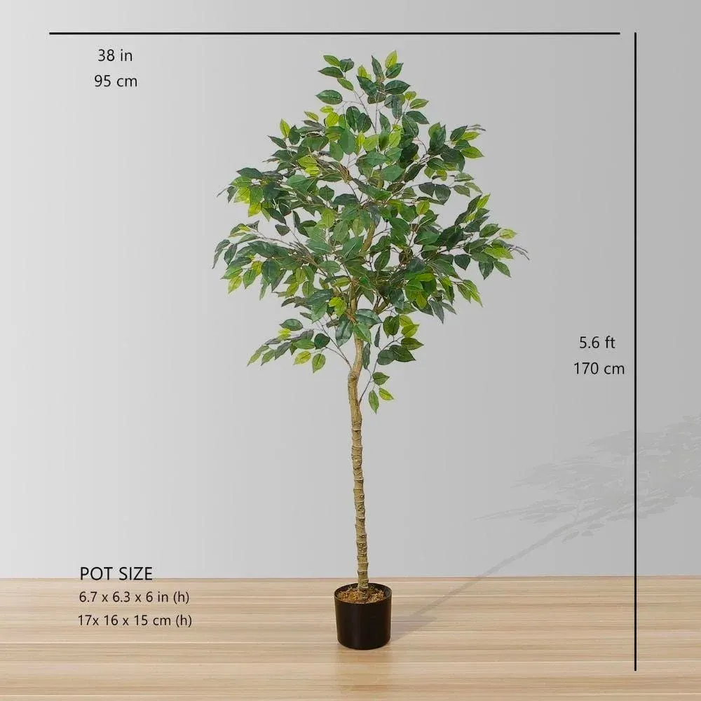 Kunsmatige Ficus Tree Potted Plant (meerdere groottes)