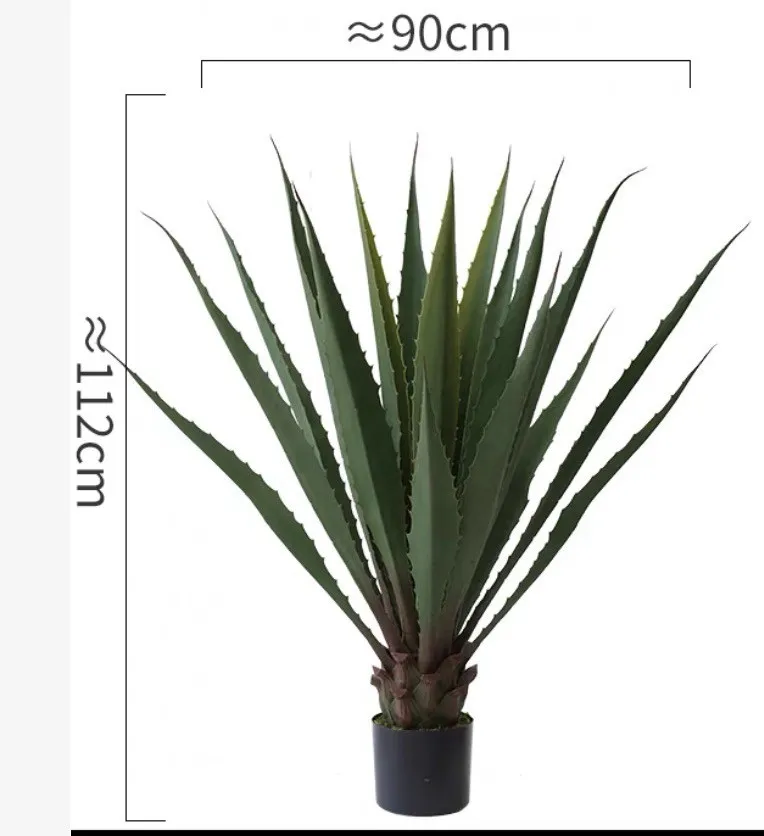 Kunsmatige agaveboom potplant