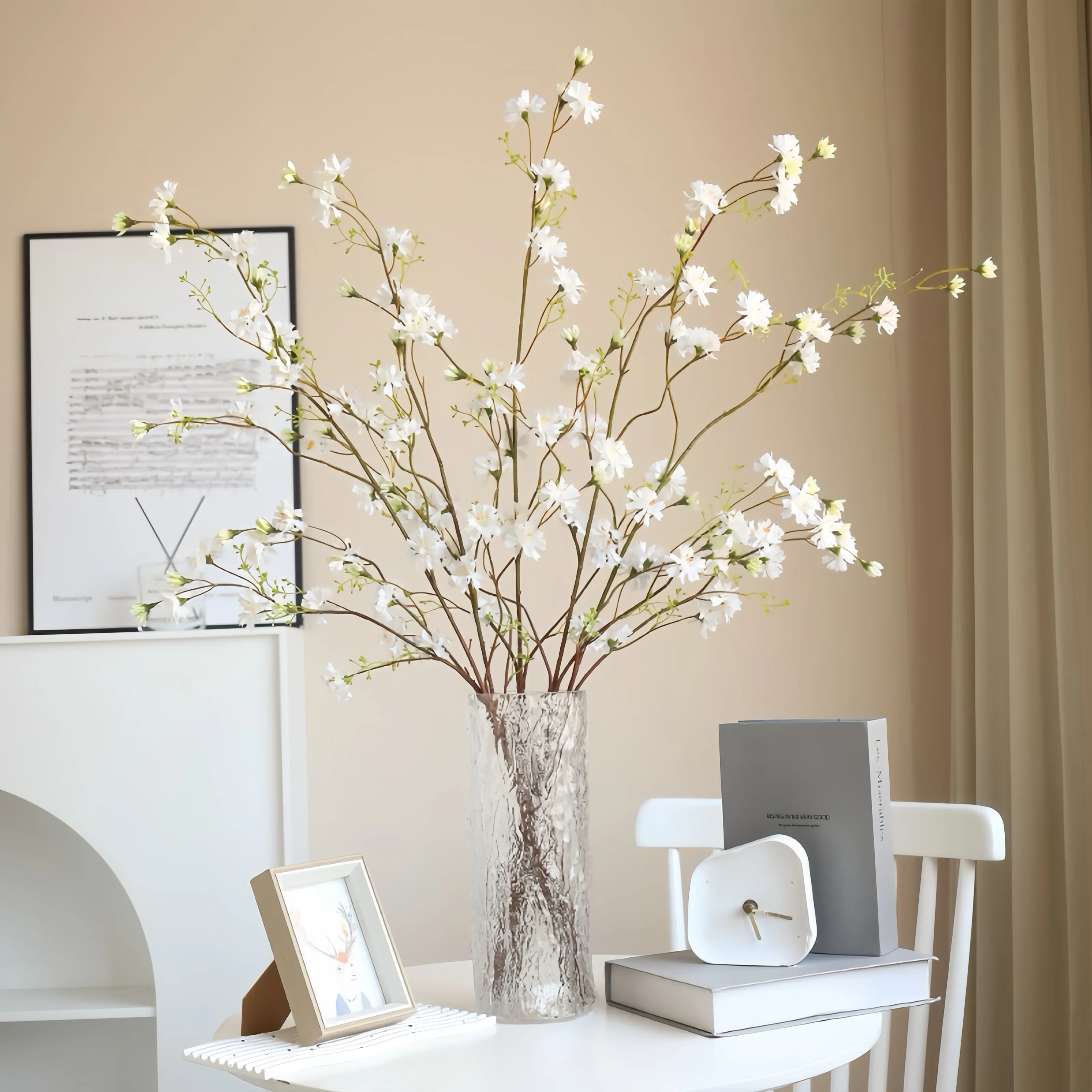 Kunsmatige Willow Chrysanthemum -tak