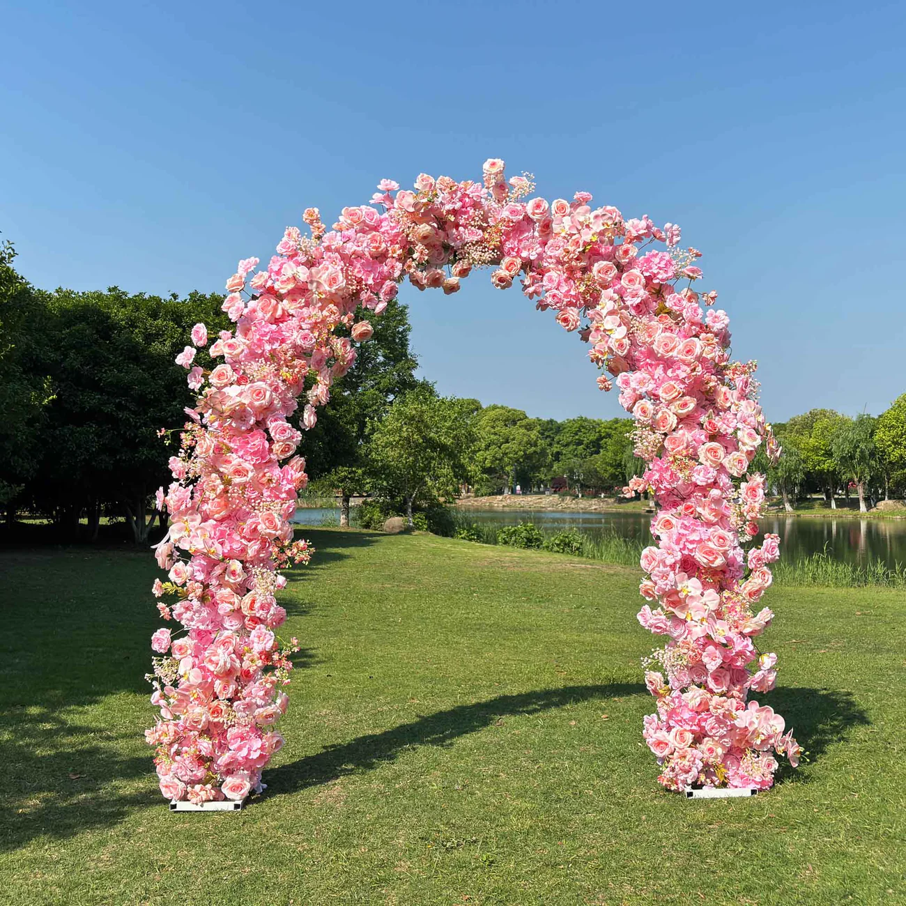 Blomme Arch Artificial Florals Backdrop Proposal Wedding Party Decor