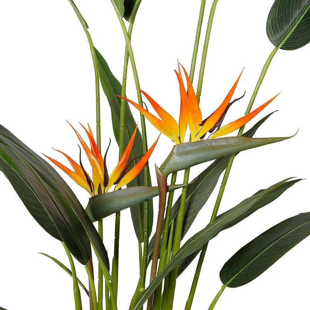 Amber Artificial Bird of Paradise Potted Plant (meerdere groottes)