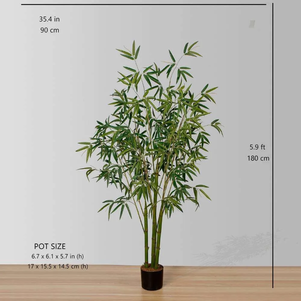 Kunsmatige bamboes potplant