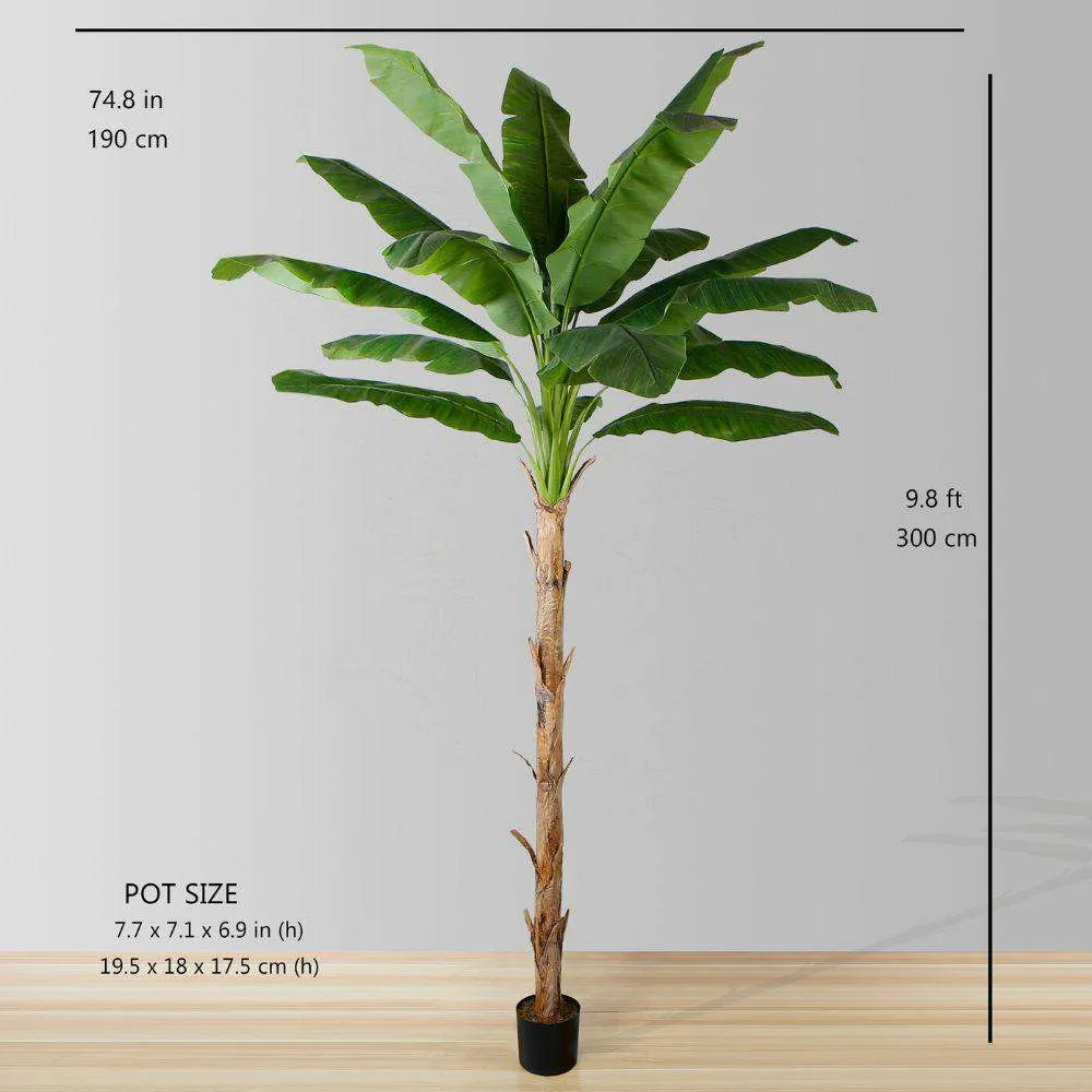 Amber kunsmatige piesangboompotplant