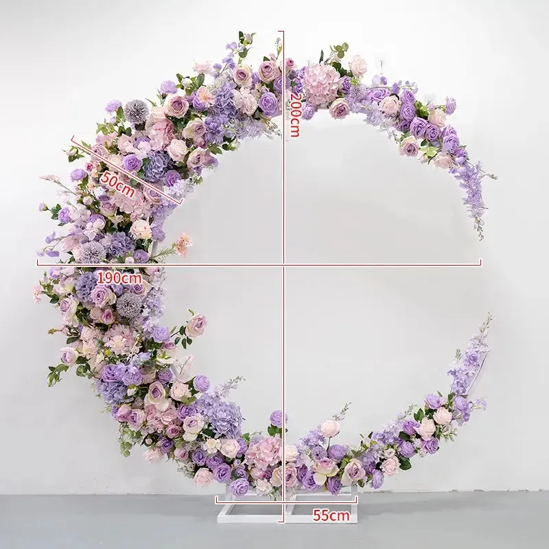 Moon Flower Arch Stel vir huwelikspartytjievoorstel dekor