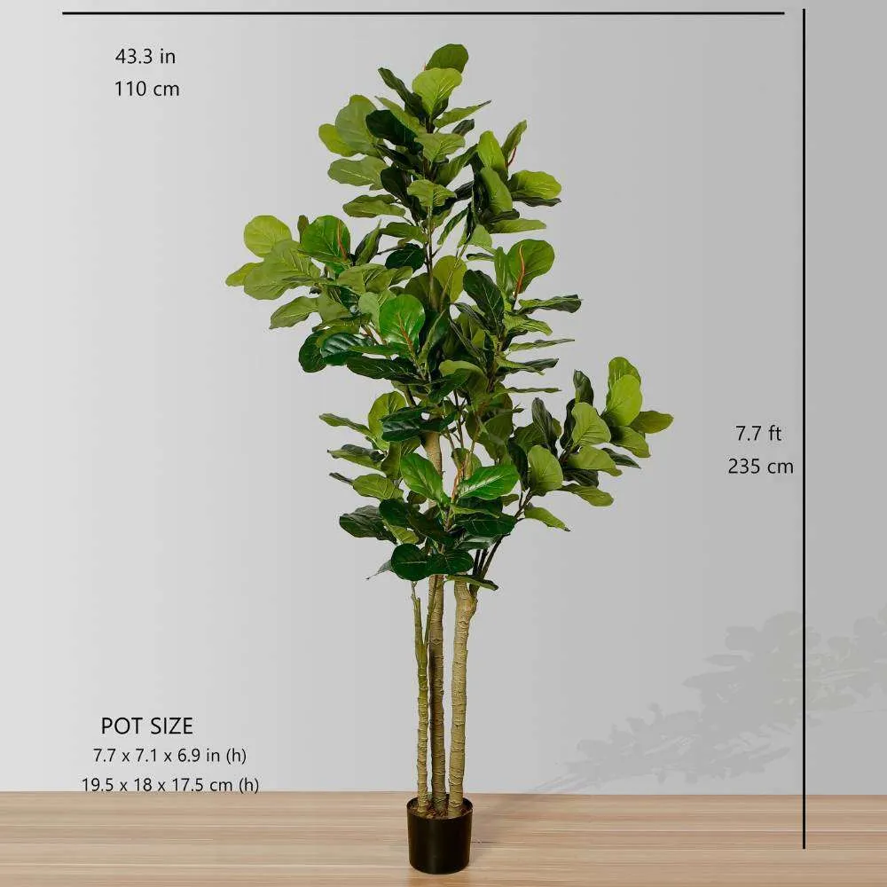 Kunsmatige vioolbladplant