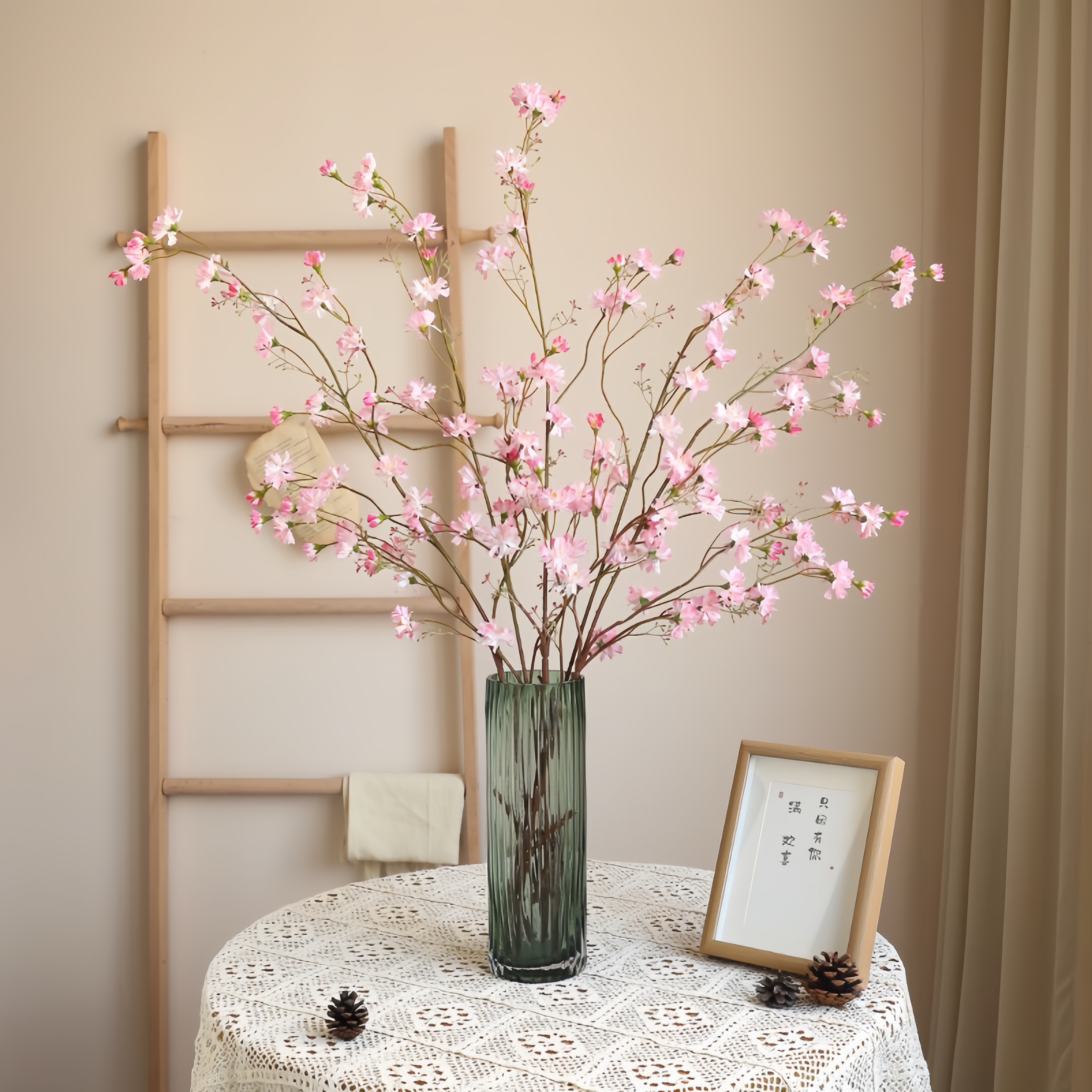 Kunsmatige Willow Chrysanthemum -tak