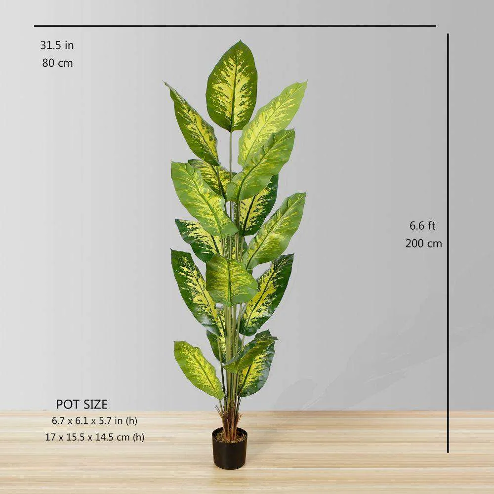 Kunsmatige immergroen potplant