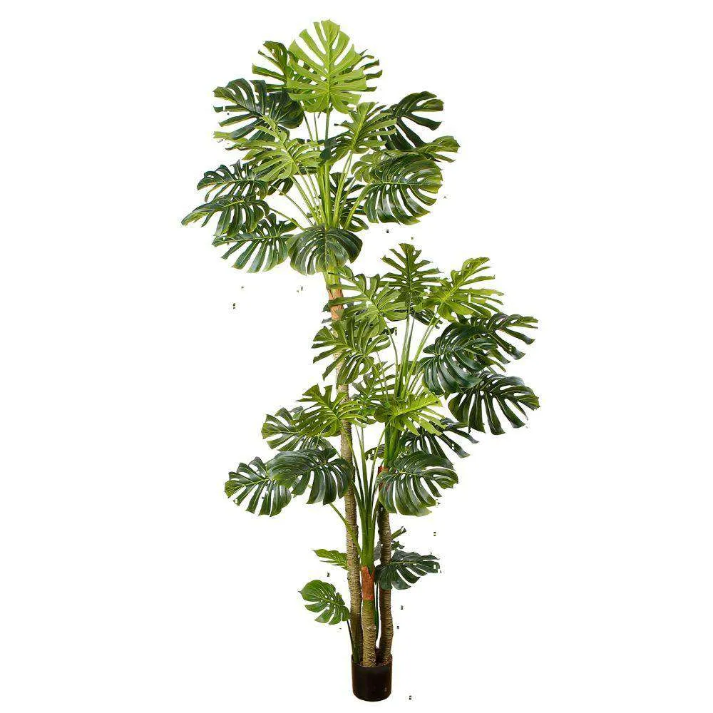 Senior kunsmatige Monstera -potplant (meerdere groottes）